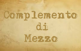 il complemento di mezzo