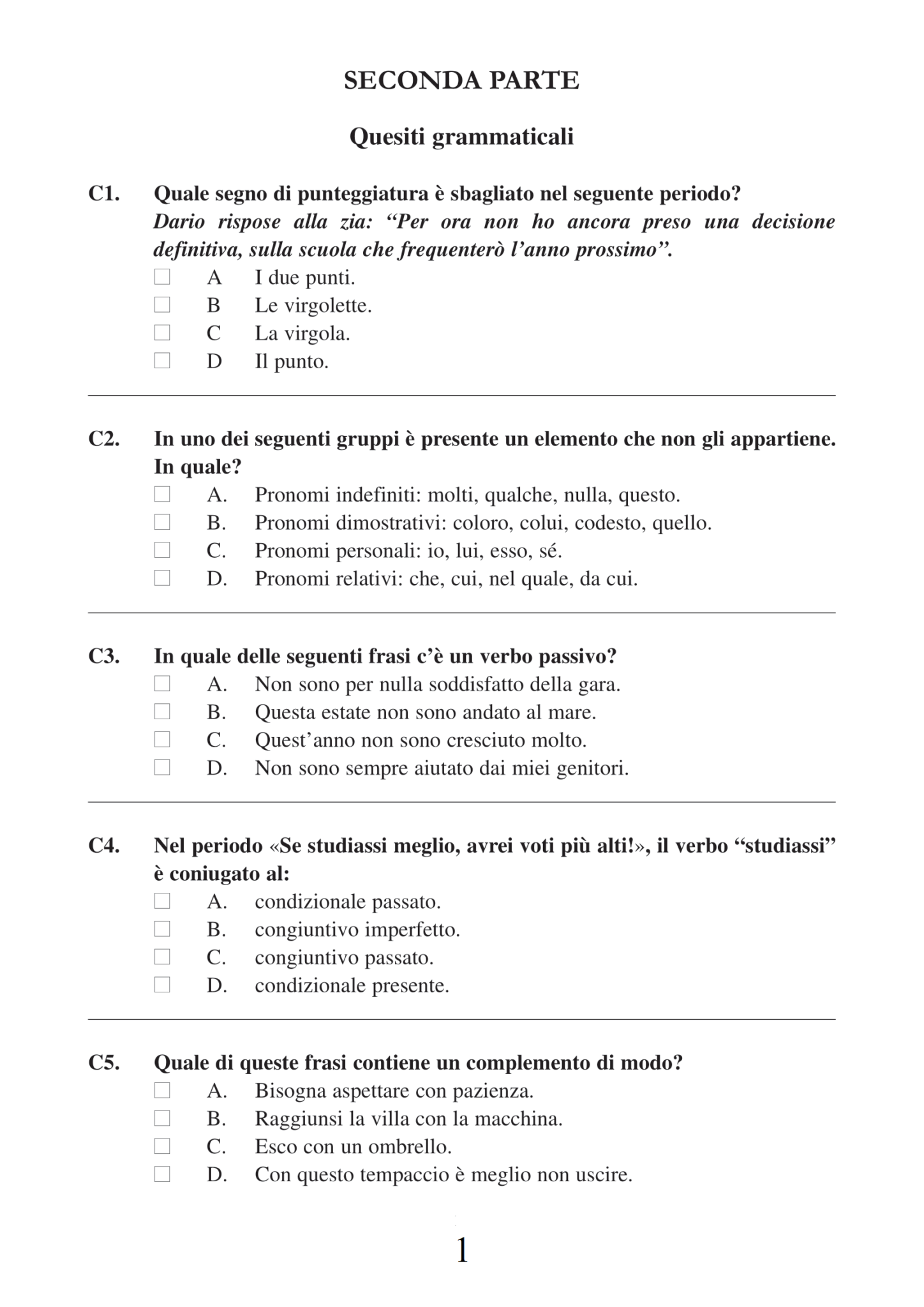 invalsi grammatica per la terza media (1) Scuola Media Digitale